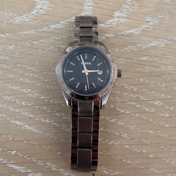 Fossil Mini Stella Watch Women 31mm Metallic Brown Date ES-3029 - Picture 4 of 4